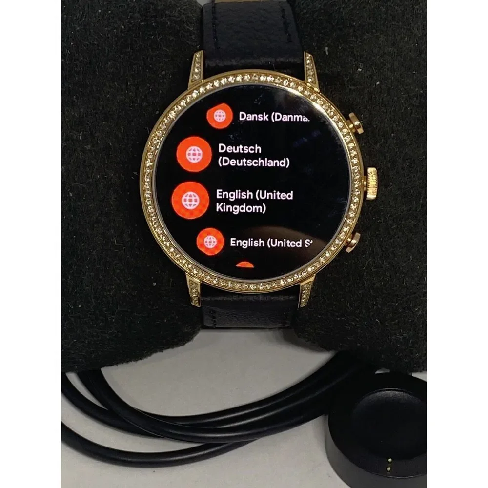 Fossil Gen 4 Authentic Digital Dial Smart Watch Custom Band FTW6015 AB438